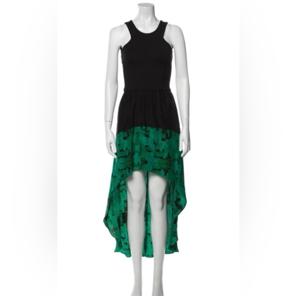 Barney’s New York Parker NWT backless high low silk dress